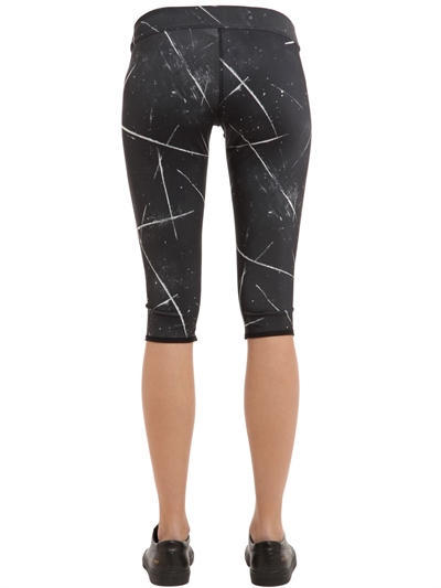 REEBOK CROSSFIT CROPPED MICROFIBER LEGGINGS