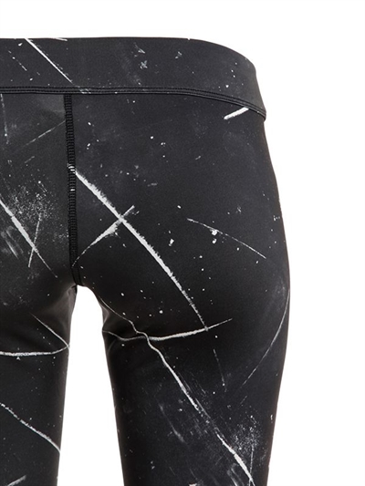 REEBOK CROSSFIT CROPPED MICROFIBER LEGGINGS