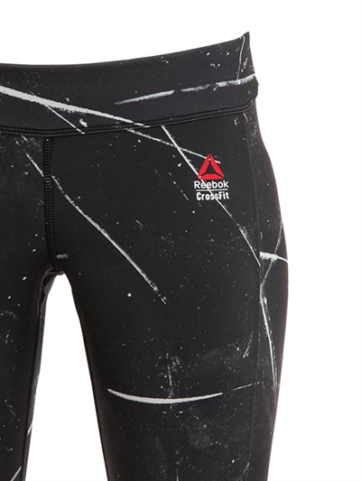 REEBOK CROSSFIT CROPPED MICROFIBER LEGGINGS