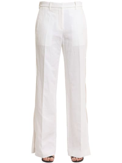 CALVIN KLEIN COLLECTION DRY COTTON TAILORING PANTS,65I5BS007-MTAX0