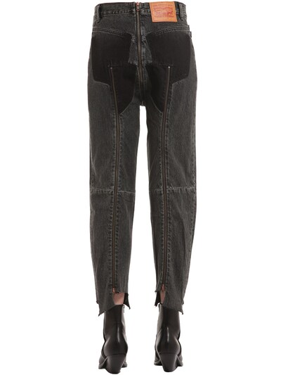 Vetements Levi's Reworked Zip Cotton Denim Jeans, Black | ModeSens