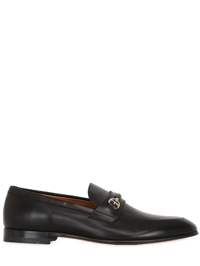 Bally 10mm She Dandy Dealla Leather Loafers In Black | ModeSens