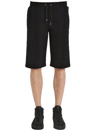 MCQ BY ALEXANDER MCQUEEN MCQ PRINTED COTTON SWEAT SHORTS,65I7EY020-MTAwMA2