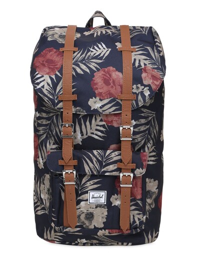 HERSCHEL - LITTLE AMERICA NYLON BACKPACK - BLUE/MULTI