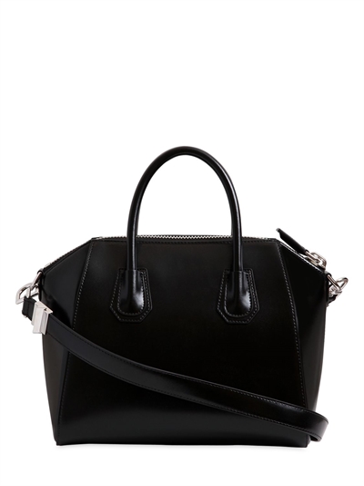 GIVENCHY SMALL ANTIGONA POLISHED LEATHER BAG