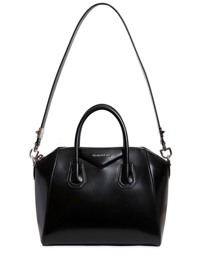 GIVENCHY SMALL ANTIGONA POLISHED LEATHER BAG