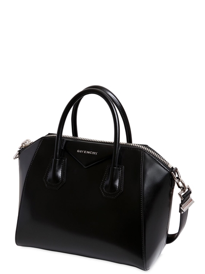 GIVENCHY SMALL ANTIGONA POLISHED LEATHER BAG