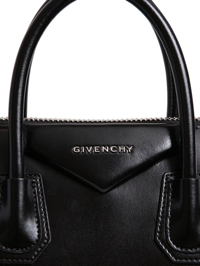 GIVENCHY SMALL ANTIGONA POLISHED LEATHER BAG