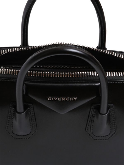 GIVENCHY SMALL ANTIGONA POLISHED LEATHER BAG