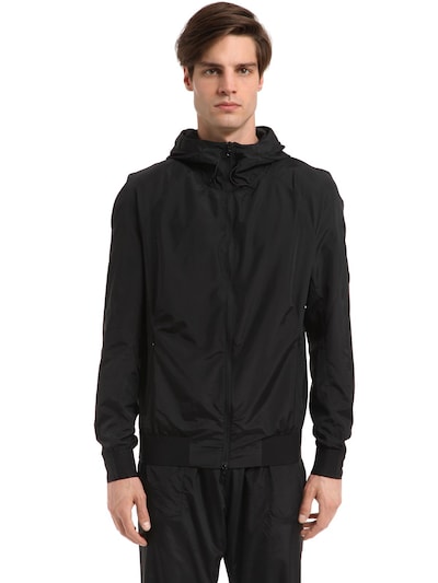 Peak Performance Elevate Packable Hooded Jacket In Black