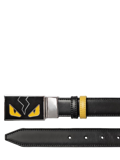 black fendi monster belt