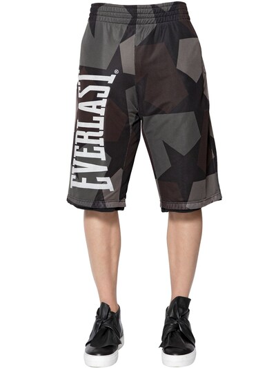 Everlast Ports 1961 Printed Mesh Shorts In Army Camo