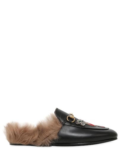 gucci princetown tiger mules