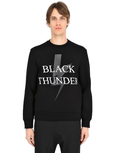 neil barrett black sweatshirt