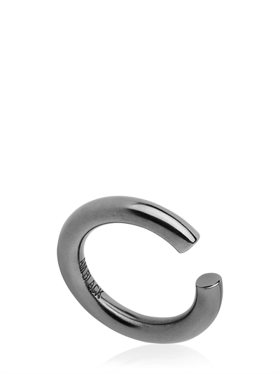AM BLACK BROKEN BLACK RUTHENIUM PLATED RING