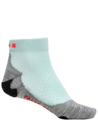 falke - "running 5"轻薄短袜 - 袜子 - 水绿色 - luisaviaroma
