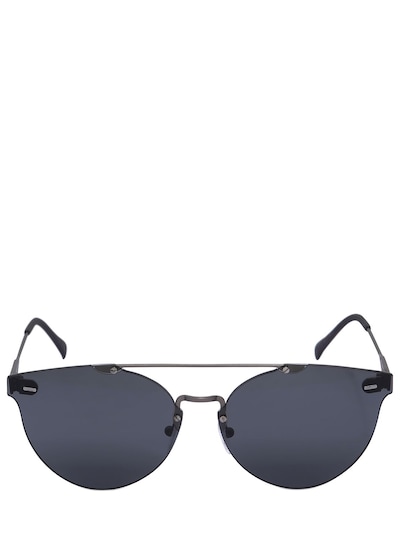 Super Giaguaro Round Sunglasses In Black