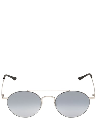 Kyme Round Gradient Lenses Sunglasses In Silver