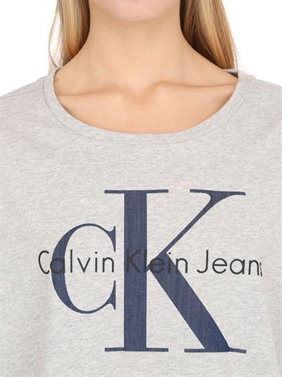 CALVIN KLEIN JEANS EST.1978 TRUE ICON CROPPED COTTON JERSEY T-SHIRT