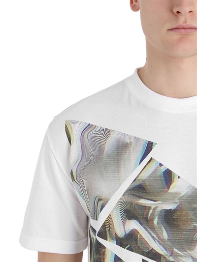 ESPRIT D'EQUIPE MILAN LIMIT.ED LOTUS PRINTED COTTON T-SHIRT