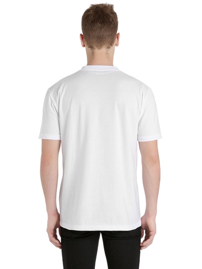ESPRIT D'EQUIPE MILAN LIMIT.ED POPPY PRINTED COTTON T-SHIRT