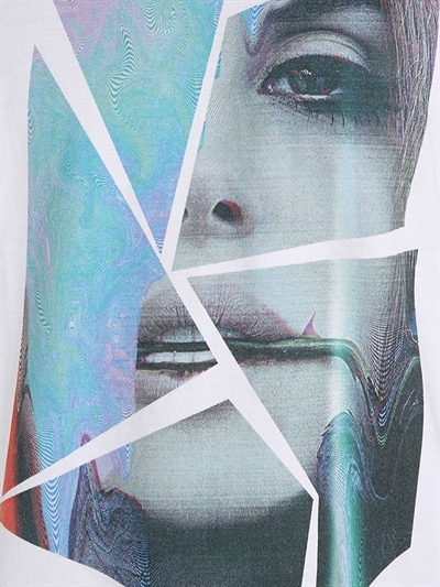 ESPRIT D'EQUIPE MILAN LIMIT.ED FACE PRINTED COTTON T-SHIRT