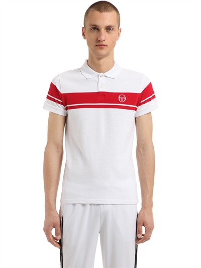 SERGIO TACCHINI YOUNG LINE LOGO COTTON PIQUÉ POLO