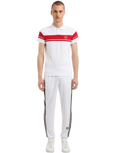 SERGIO TACCHINI YOUNG LINE LOGO COTTON PIQUÉ POLO