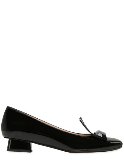 Rayne 20mm Patent Leather Pumps In Black