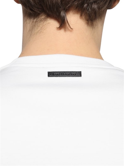 DIESEL ALT PRINTED COTTON JERSEY T-SHIRT