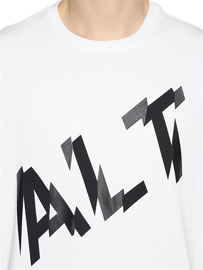 DIESEL ALT PRINTED COTTON JERSEY T-SHIRT