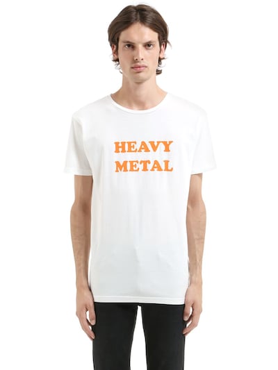 April77 Ceremony Heavy Metal Jersey T-shirt In White