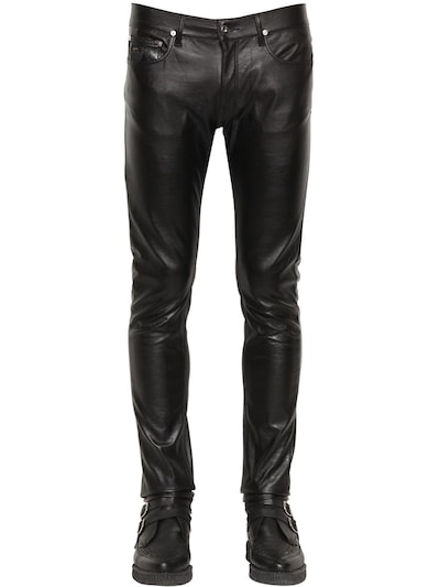 April77 16cm Joey Lezzer Faux Leather Pants In Black