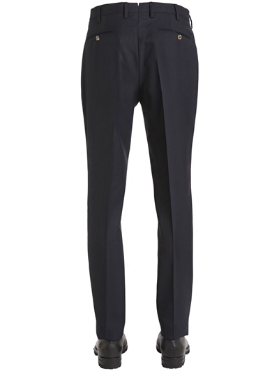 PT01 18CM ALFRED BROWN WOOL FABRIC PANTS