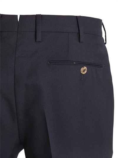 PT01 18CM ALFRED BROWN WOOL FABRIC PANTS