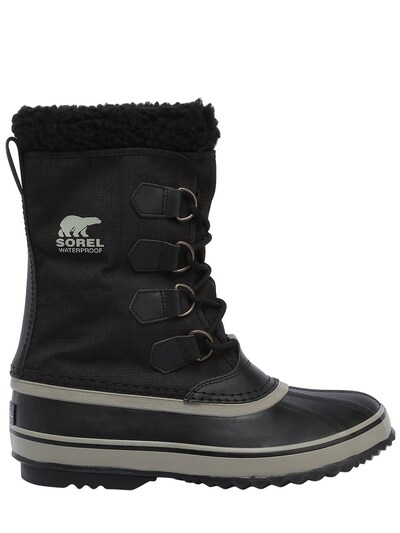 Sorel Cheyanne Ii Shearling-lined Duck Boot In Black