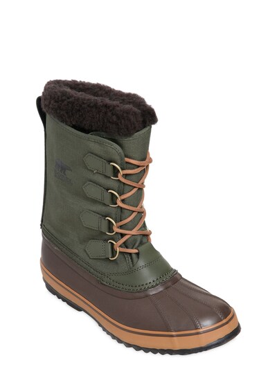 Sorel 1964 Pac Waterproof Nylon Boots In Army Green | ModeSens