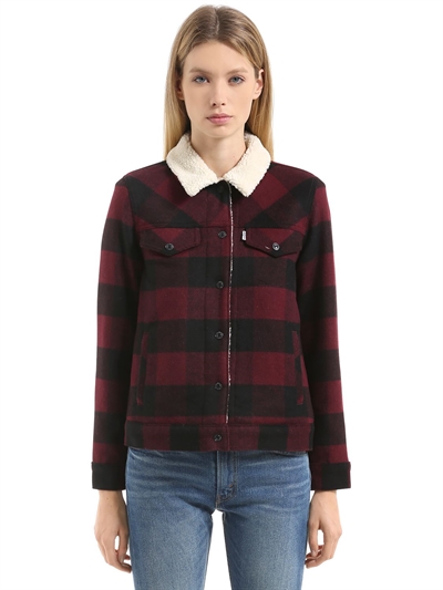 levi's wool trucker jacket