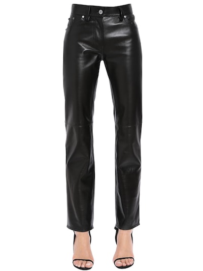 calvin klein 205w39nyc leather pants
