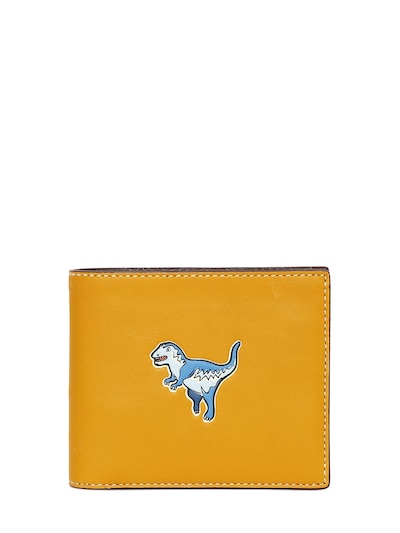 men's coach dinosaur wallet