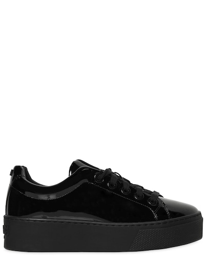 KENZO 40MM PATENT LEATHER SNEAKERS,66I73S001-OTk1