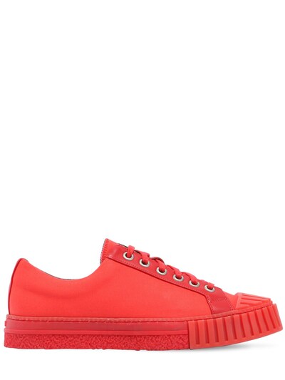 ADIEU CANVAS & LEATHER SNEAKERS,66I7PW009-UKVE0