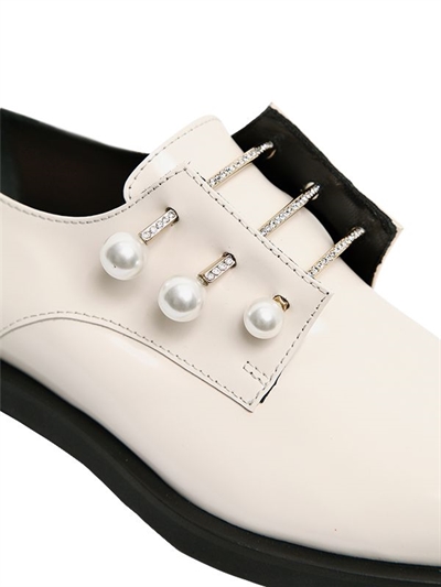 COLIAC 20MM FERNY PIERCING LEATHER SHOES