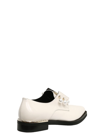 COLIAC 20MM FERNY PIERCING LEATHER SHOES