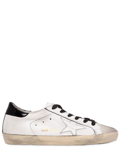 GOLDEN GOOSE 20MM SUPER STAR LEATHER SNEAKERS,66I846014-QZY20