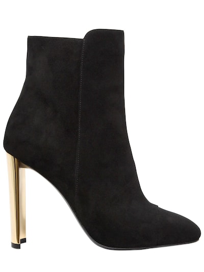 Giuseppe Zanotti 105mm Suede Ankle Boots In Black