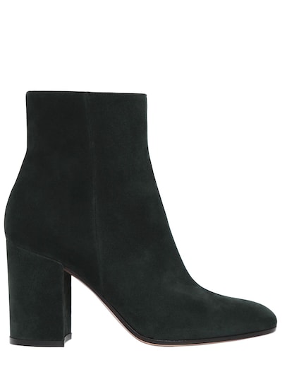 Gianvito Rossi 85mm Suede Boots, Black