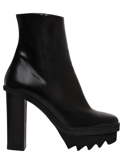 STELLA MCCARTNEY 120MM FAUX LEATHER ANKLE BOOTS,66IAKX002-MTAwMA2