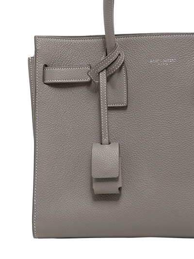 SAINT LAURENT BABY SAC DE JOUR LEATHER TOP HANDLE BAG