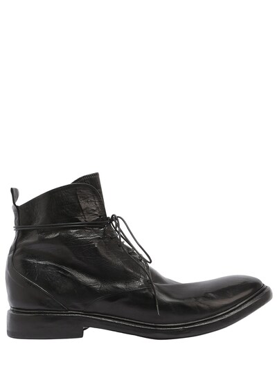 Preventi Smooth Leather Boots In Black